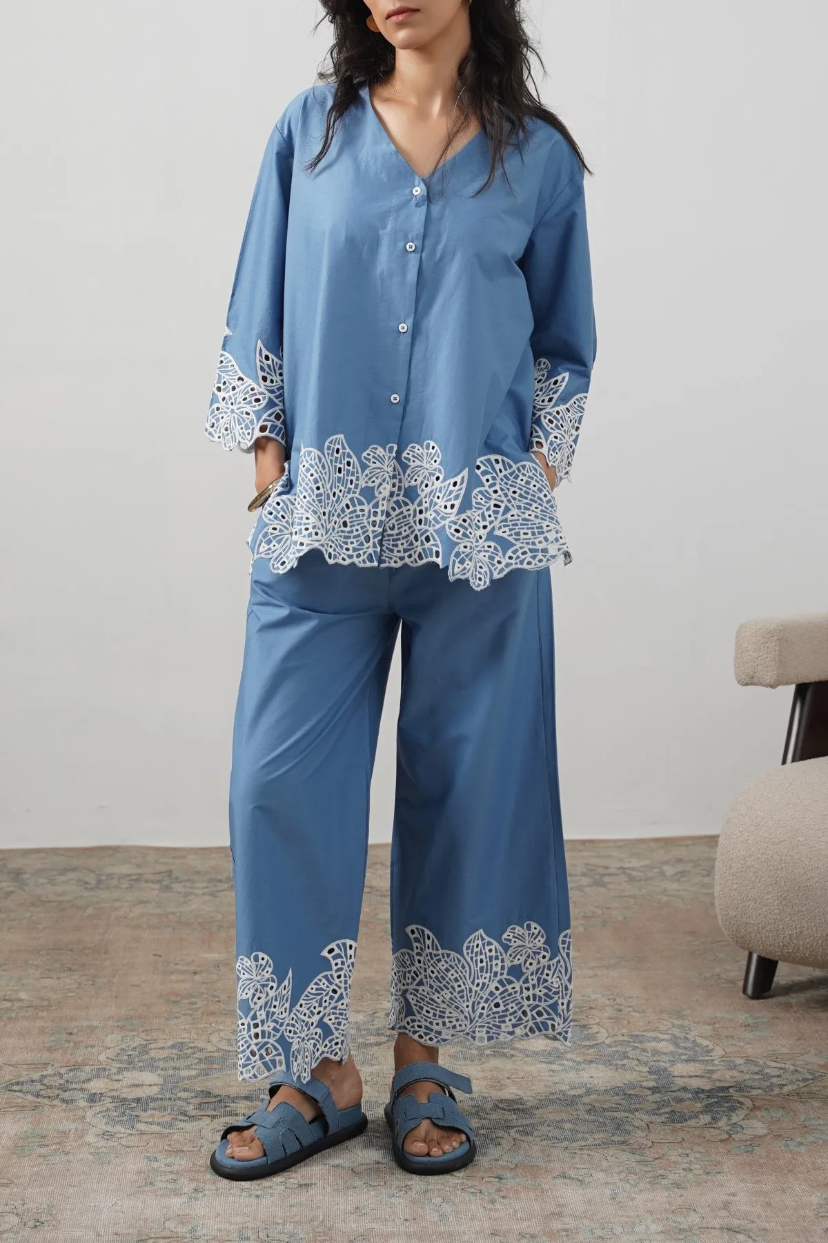 BLUE SAKURA CULOTTES