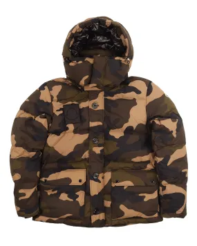 Camo Puffer Down Jacket