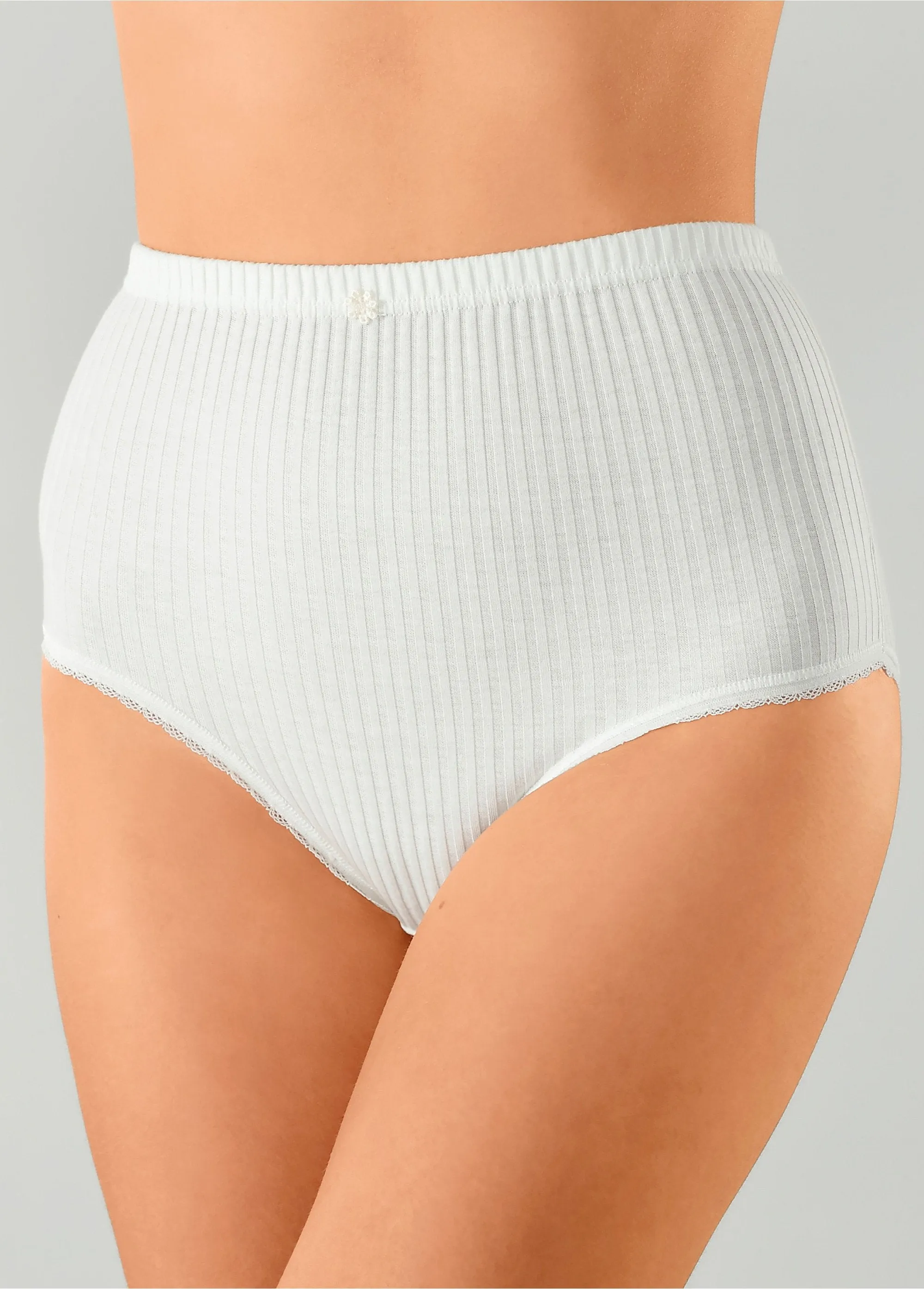 Culotte taille haute coton - lot de 4