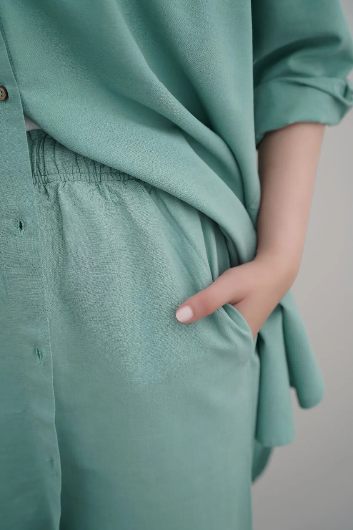 ESSENTIAL COTTON CULOTTES