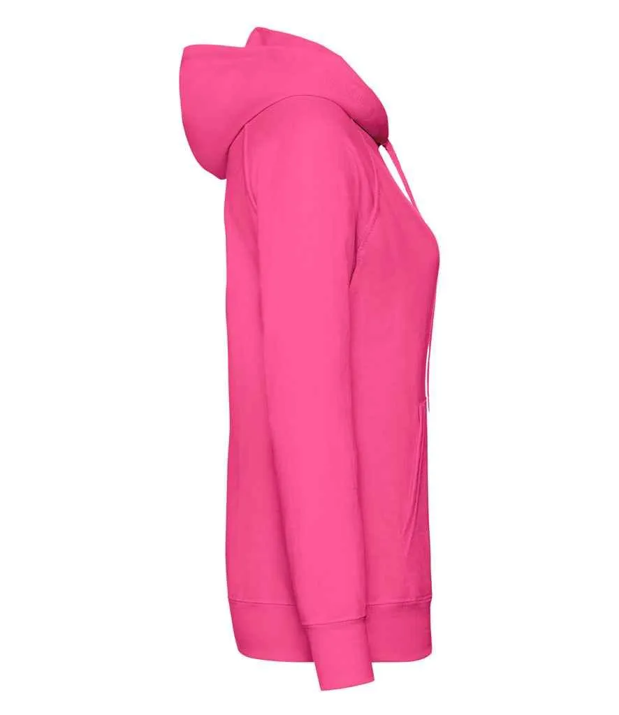 Fruit of the Loom Lady Fit Lightweight Hooded Sweatshirt