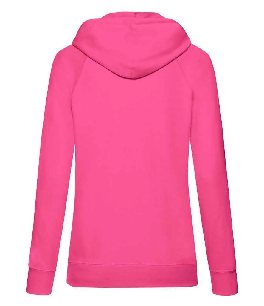 Fruit of the Loom Lady Fit Lightweight Hooded Sweatshirt