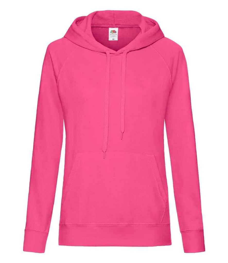 Fruit of the Loom Lady Fit Lightweight Hooded Sweatshirt