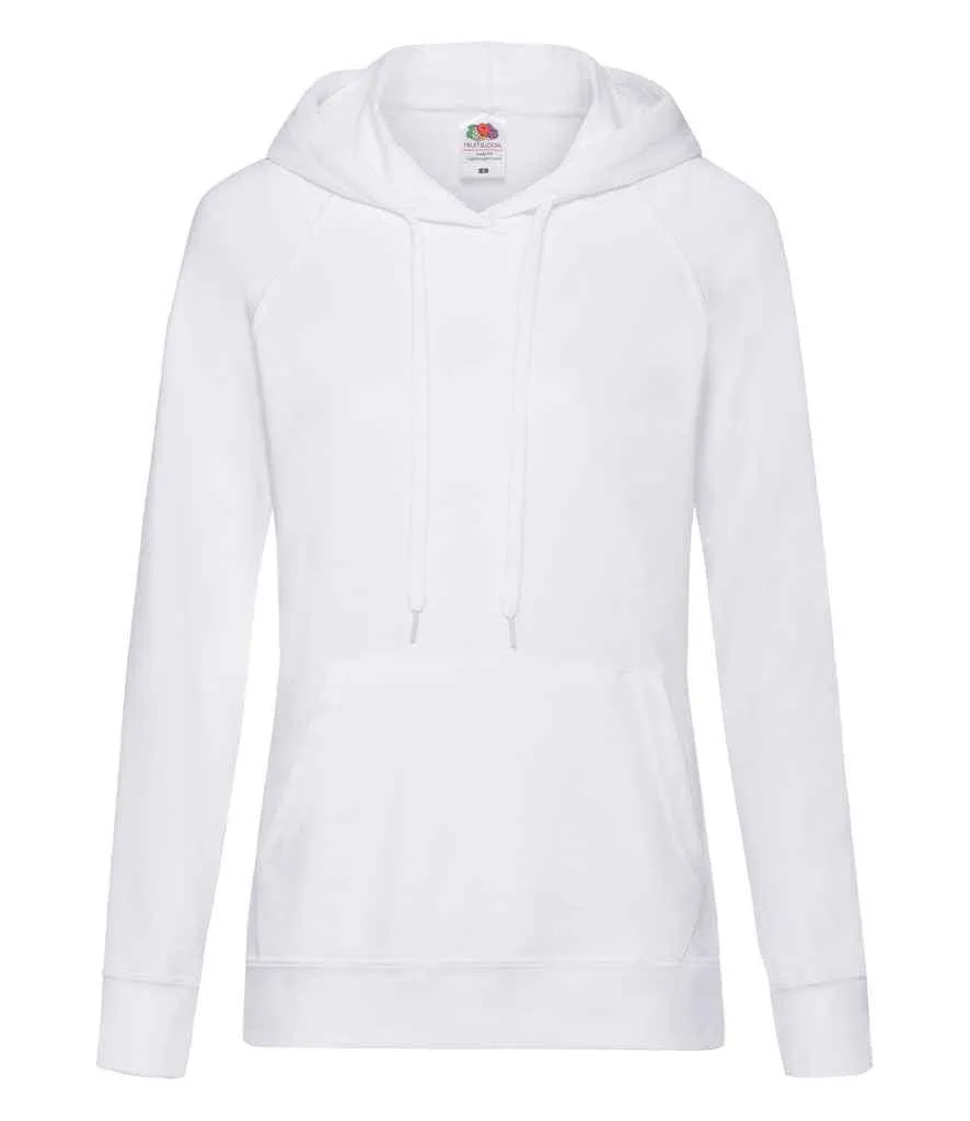Fruit of the Loom Lady Fit Lightweight Hooded Sweatshirt
