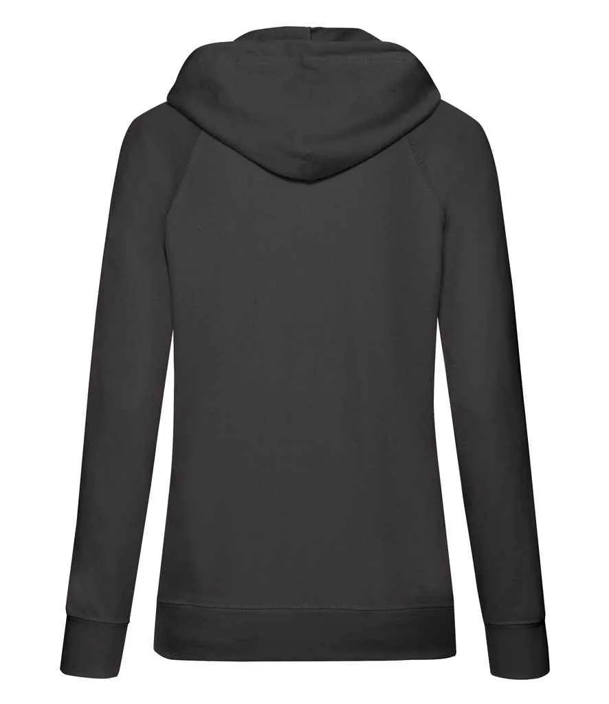 Fruit of the Loom Lady Fit Lightweight Hooded Sweatshirt