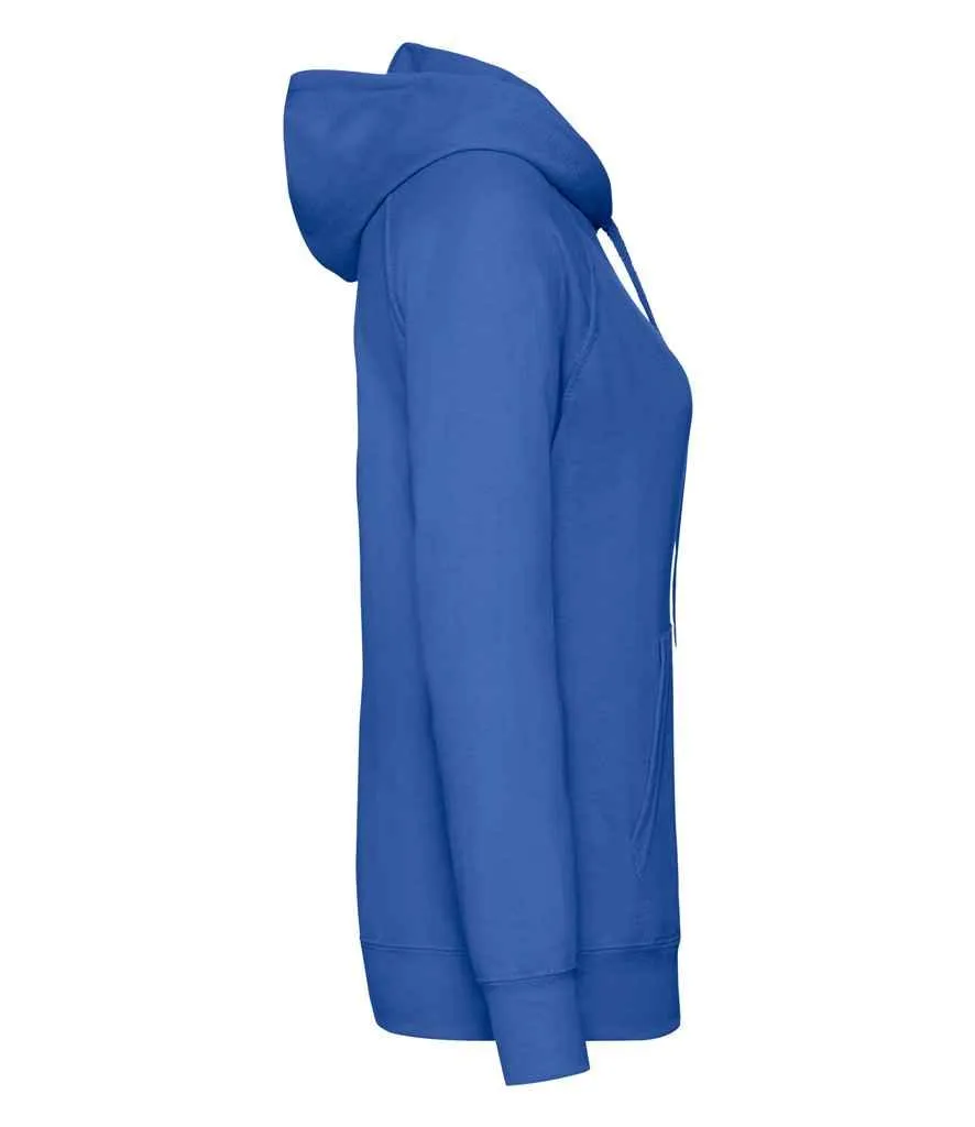 Fruit of the Loom Lady Fit Lightweight Hooded Sweatshirt