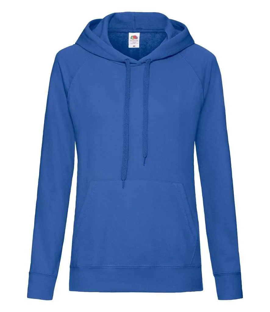 Fruit of the Loom Lady Fit Lightweight Hooded Sweatshirt