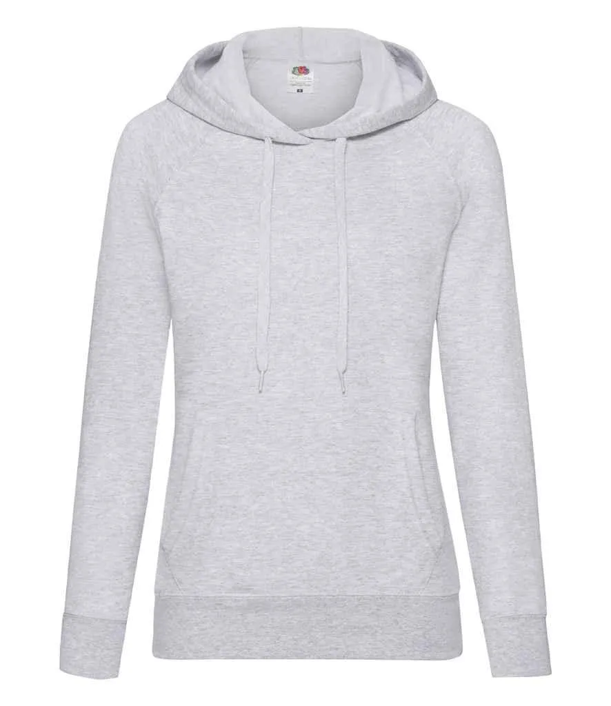 Fruit of the Loom Lady Fit Lightweight Hooded Sweatshirt