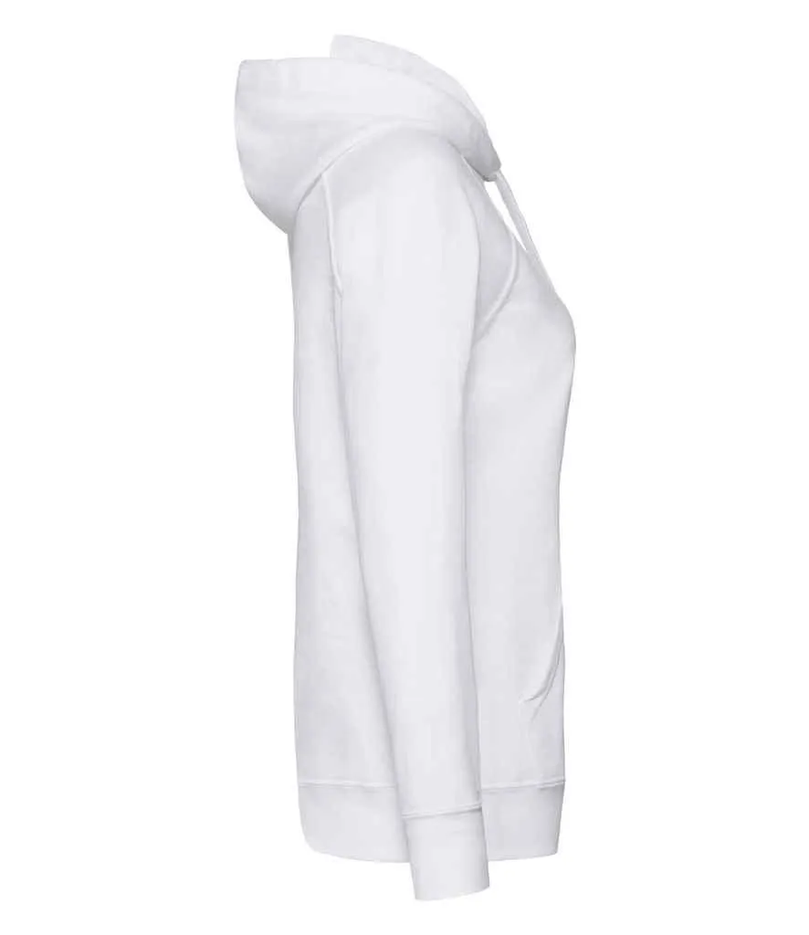 Fruit of the Loom Lady Fit Lightweight Hooded Sweatshirt