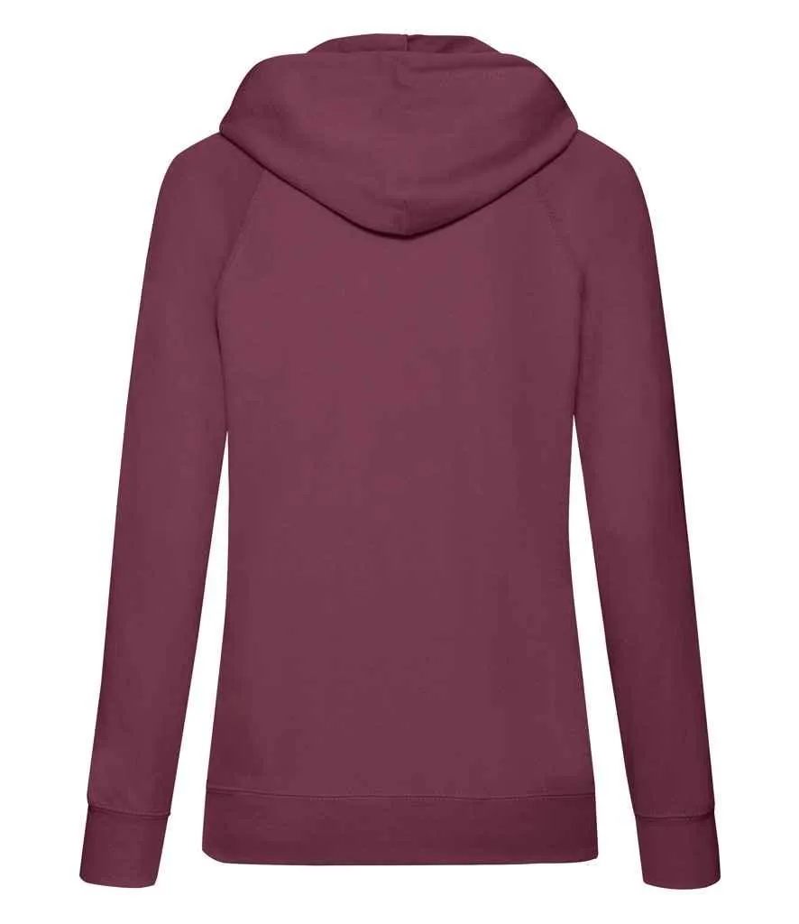 Fruit of the Loom Lady Fit Lightweight Hooded Sweatshirt