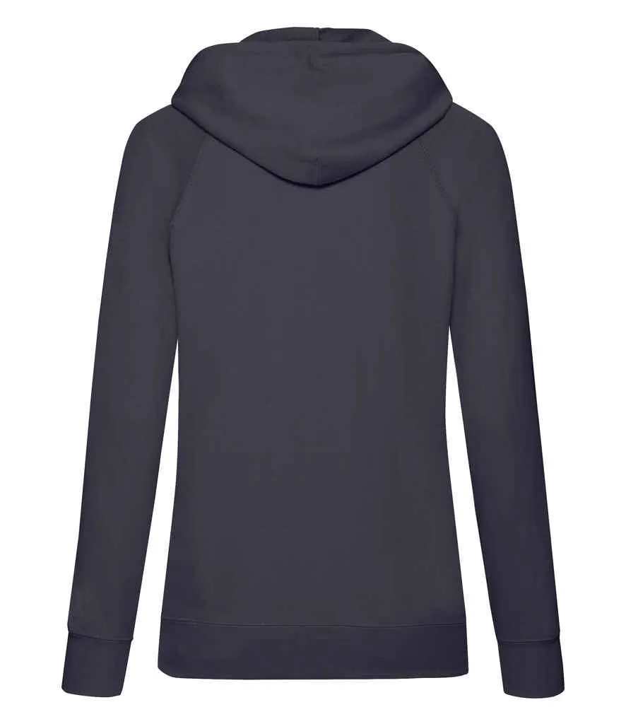Fruit of the Loom Lady Fit Lightweight Hooded Sweatshirt