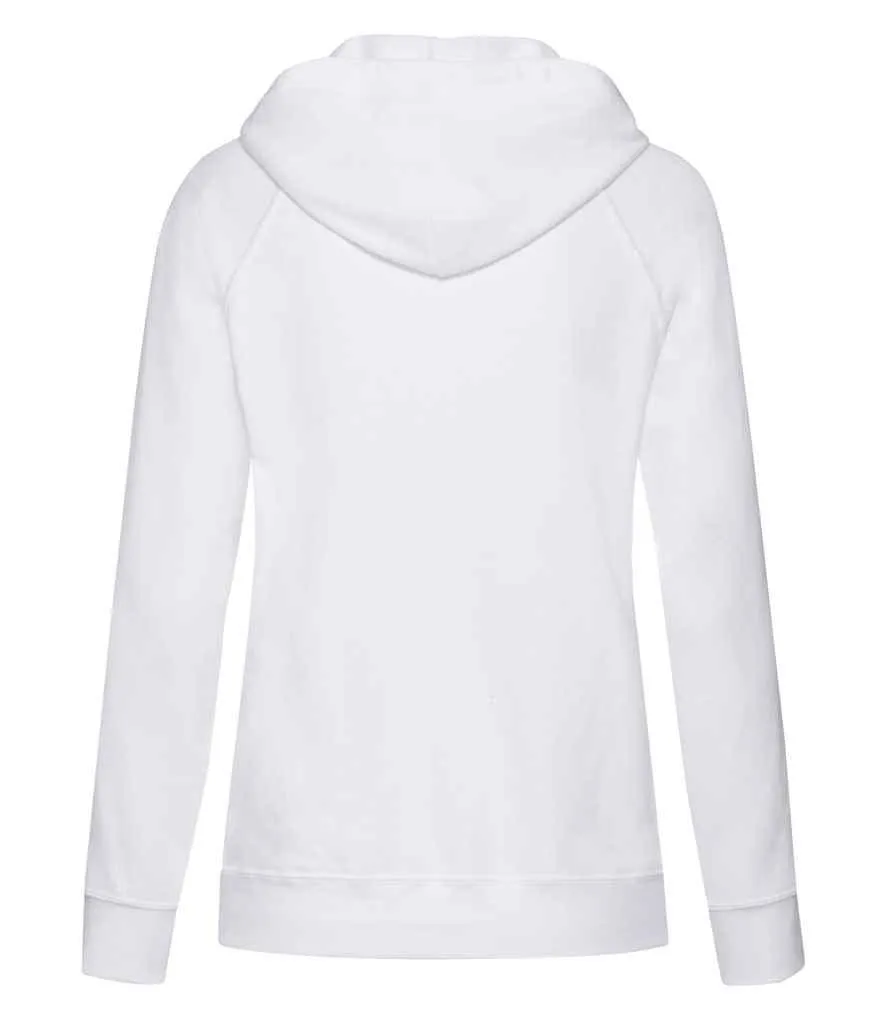 Fruit of the Loom Lady Fit Lightweight Hooded Sweatshirt