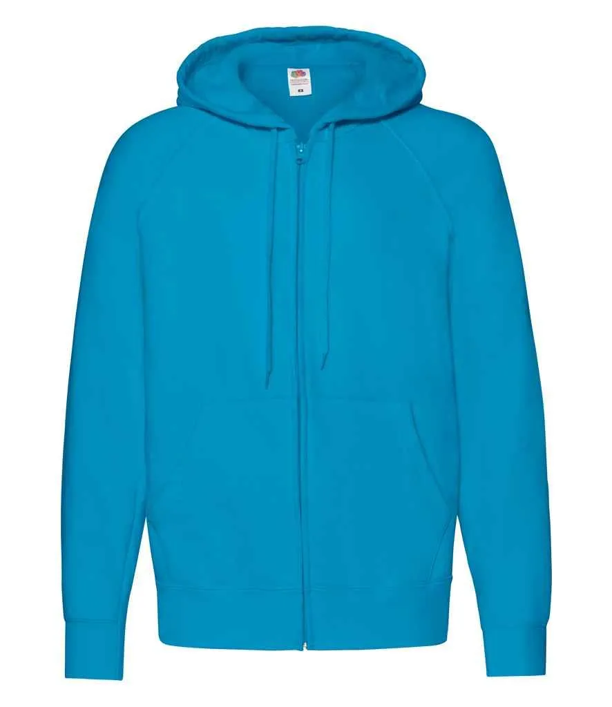 Fruit of the Loom Lightweight Zip Hooded Sweatshirt