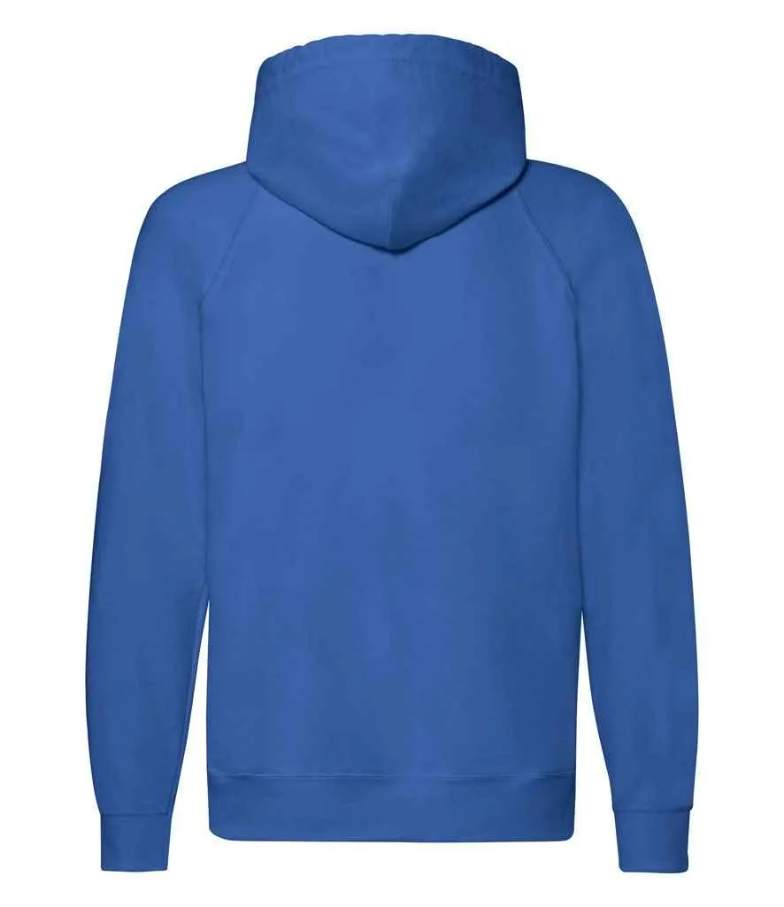 Fruit of the Loom Lightweight Zip Hooded Sweatshirt