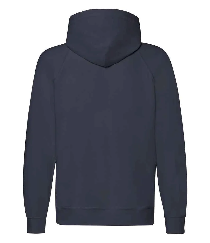 Fruit of the Loom Lightweight Zip Hooded Sweatshirt