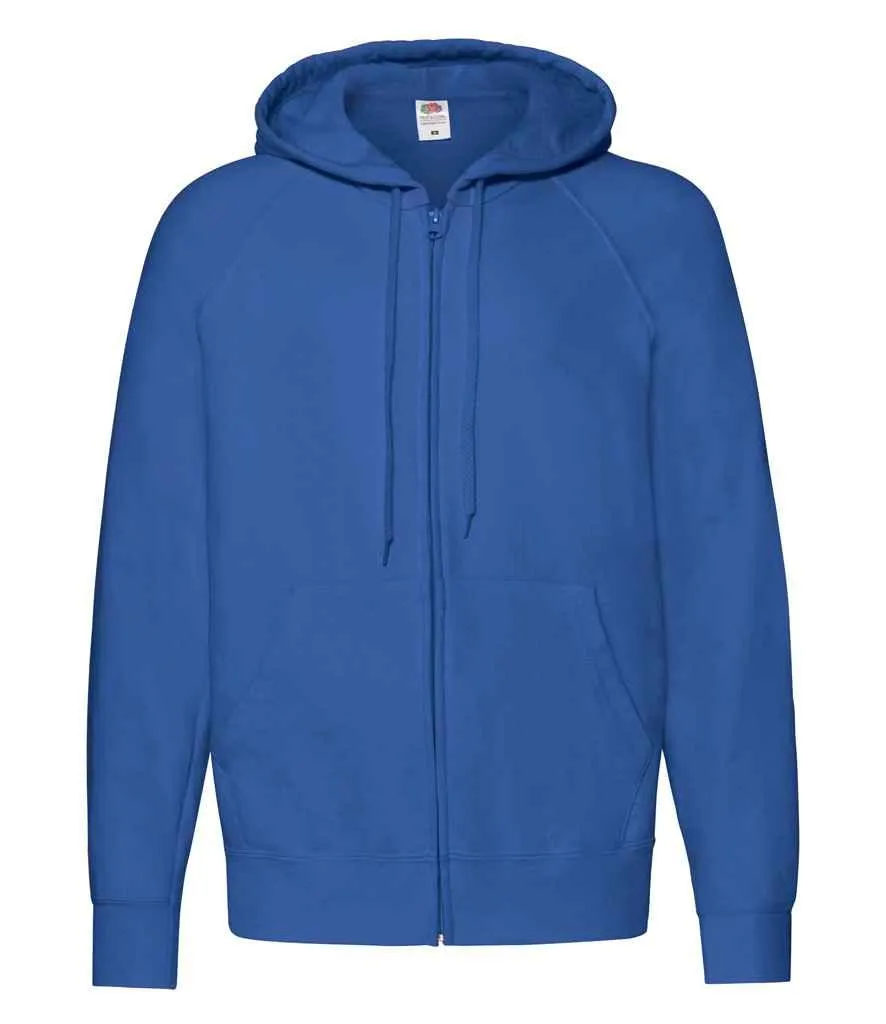 Fruit of the Loom Lightweight Zip Hooded Sweatshirt
