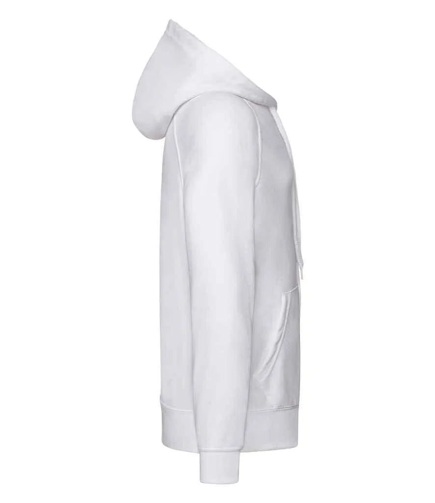 Fruit of the Loom Lightweight Zip Hooded Sweatshirt