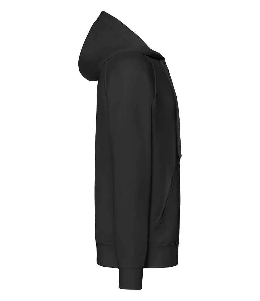 Fruit of the Loom Lightweight Zip Hooded Sweatshirt