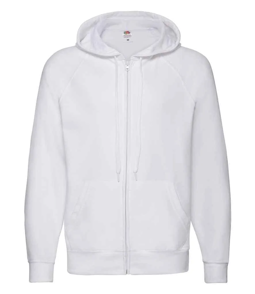 Fruit of the Loom Lightweight Zip Hooded Sweatshirt