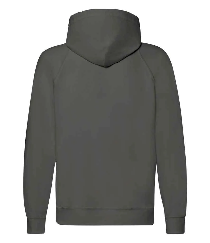 Fruit of the Loom Lightweight Zip Hooded Sweatshirt