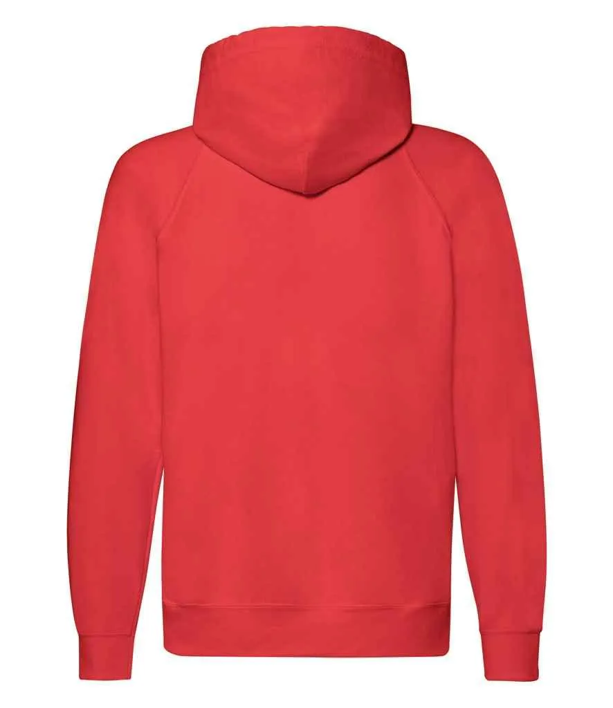 Fruit of the Loom Lightweight Zip Hooded Sweatshirt