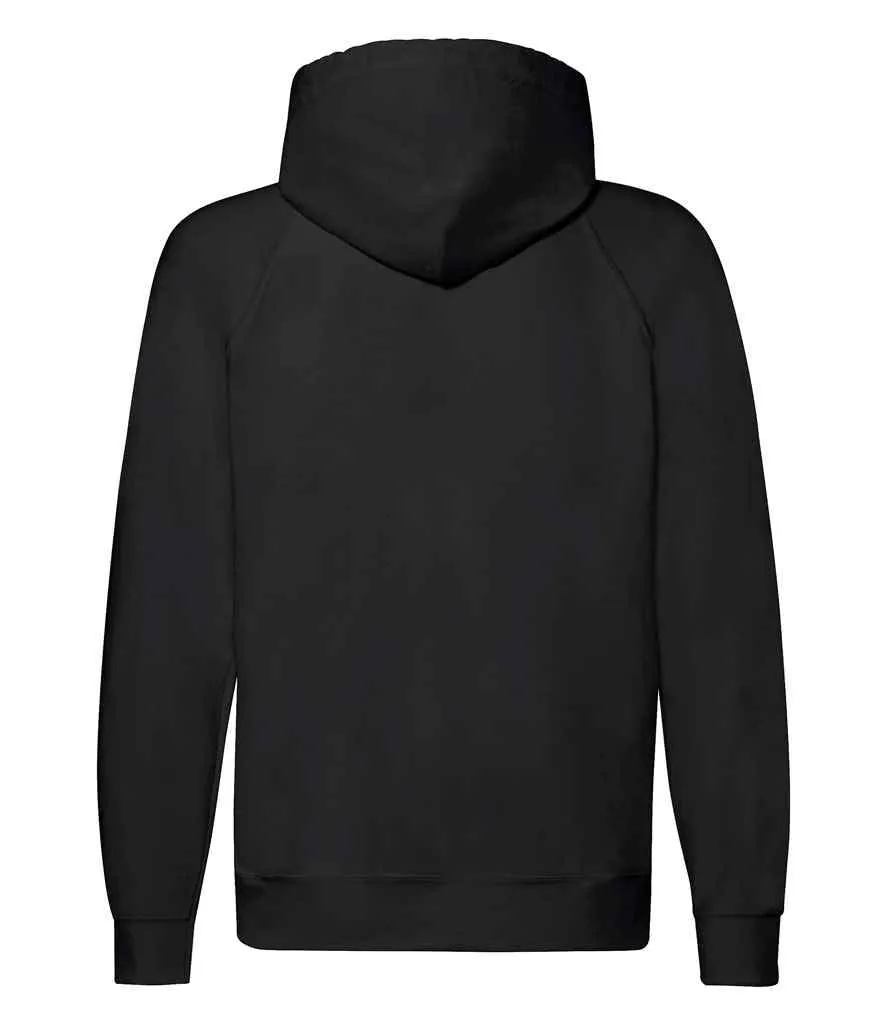 Fruit of the Loom Lightweight Zip Hooded Sweatshirt