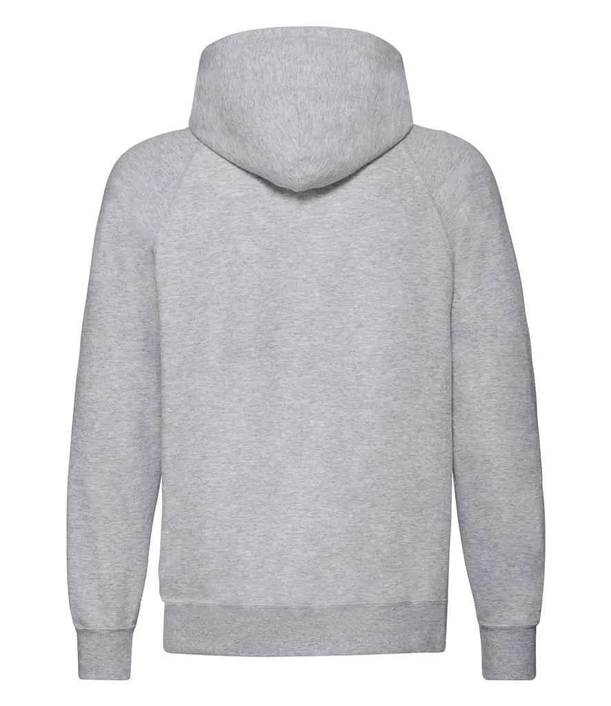 Fruit of the Loom Lightweight Zip Hooded Sweatshirt