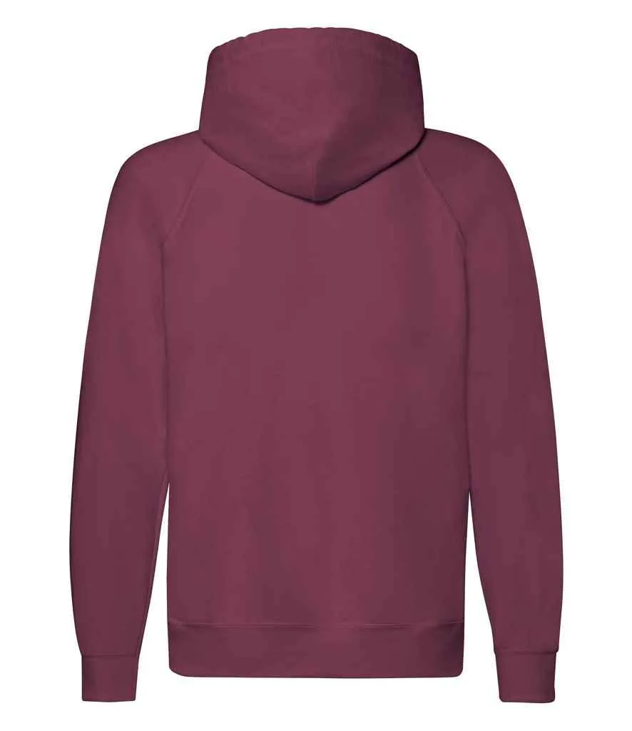 Fruit of the Loom Lightweight Zip Hooded Sweatshirt