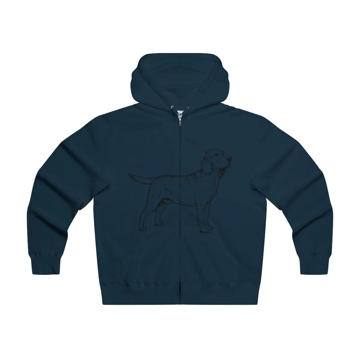 Labrador Retriever Hoodies, Men's Lightweight Zip Hooded Sweatshirt