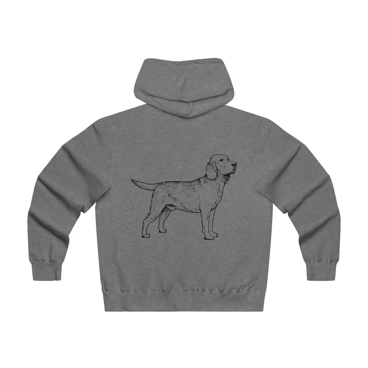 Labrador Retriever Hoodies, Men's Lightweight Zip Hooded Sweatshirt