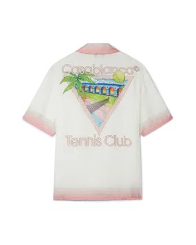 Tennis Club Icon Short Sleeve Silk Shirt